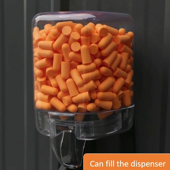 (500 Pairs) PU Foam Ear Plugs, Soft Disposable Ear Covers, Industrial Ear Plugs – SNR 37dB, Noise Reduction, Anti-Noise, Sound Insulation, Suitable for Hearing Protection in workshops and Factories.