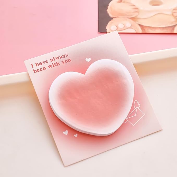 4Pack /120 Sheets Butterfly, Flower, Circle, Heart Shaped Sticky Notes for Studying Work