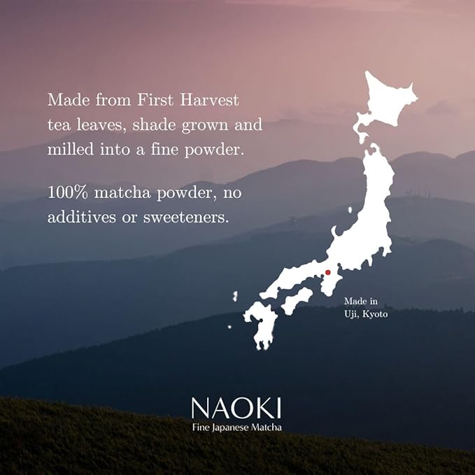 Naoki Matcha Superior Ceremonial Blend – Authentic Japanese First Harvest Ceremonial Grade Matcha Green Tea Powder from Uji, Kyoto (50g / 1.75oz)