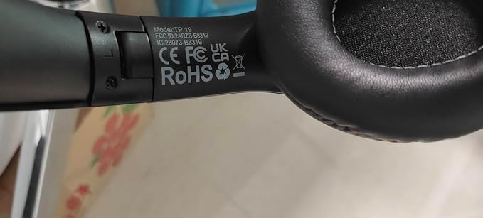 TUINYO Bluetooth Headphones Wireless, Over Ear Stereo Wireless Headset 40H Playtime with deep bass, Soft Memory-Protein Earmuffs, Built-in Mic Wired Mode PC/Cell Phones/TV-White … …