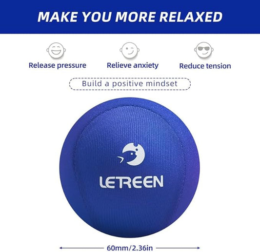 Stress Ball, Tri-Density Stress Balls for Adults & Grip Strengthening, Squeeze Balls for Hand Therapy, Squishy Stress Ball, Hand Strengthener Ball, Hand Balls for Therapy