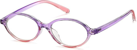 HAOLOTA Blue Light Blocking Glasses Women, Trendy Round Anti Eyestrain UV Glare TV Phone Computer Gaming Eyeglasses