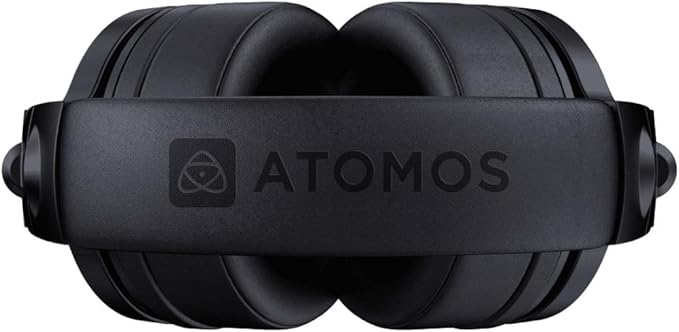 Atomos StudioSonic Professional Wired Over-Ear Headphones Studio Monitor Sound Quality for Recording, Mixing & Content Creation Black
