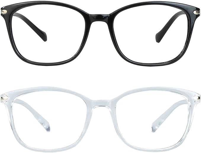 LifeArt Blue Light Blocking Glasses, Anti Eyestrain, Computer Reading Glasses,TV Glasses for Men and Women
