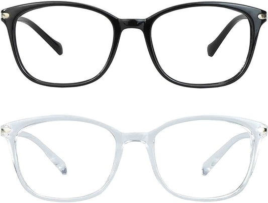 LifeArt Blue Light Blocking Glasses, Anti Eyestrain, Computer Reading Glasses,TV Glasses for Men and Women