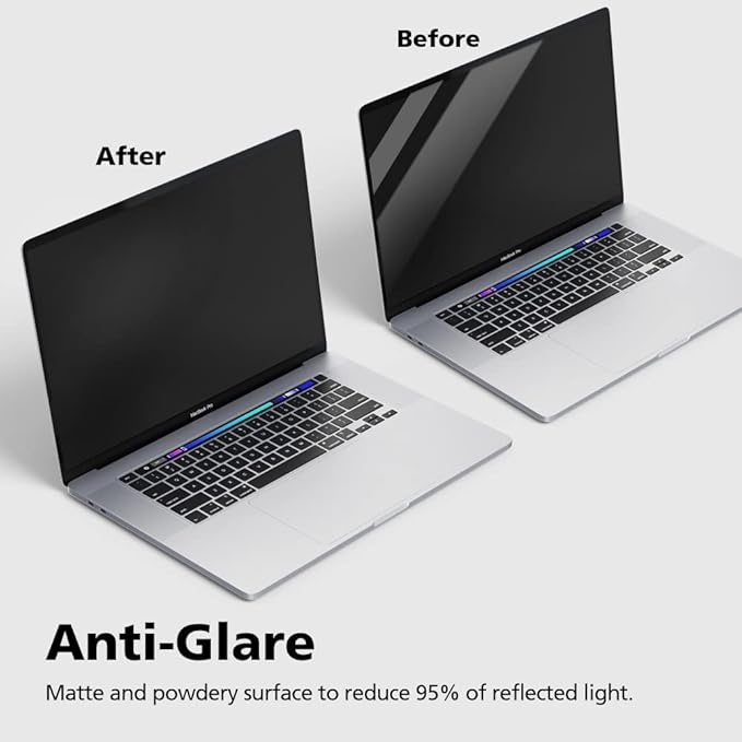 Anti Blue Light Matte Screen Protector for MacBook Pro 16" (2024 M4, 2023 M3, 2023 M2, 2021 M1) | Anti-Glare | Reducing Eye Fatigue with Blue Light Blocking Filter
