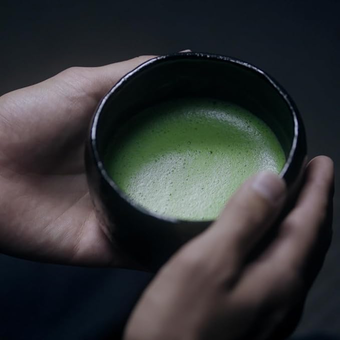 Emptea Ceremonial Grade Matcha - Single Cultivar Okumidori Kagoshima First Harvest Stone-milled Premium Organic Japanese Green Tea Powder 1.06 oz (30g)