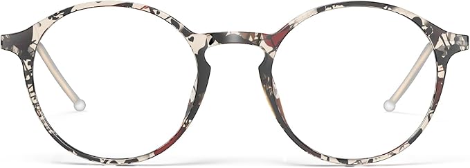 VISOONE Round Lightweight Blue Light Blocking Glasses Women Men Fashion Cute Thin Eyewear Niko