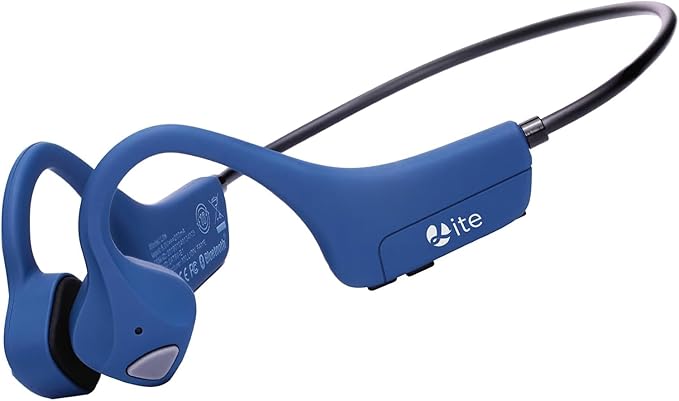 Bone Conduction Headphones Wireless Bluetooth Open Ear Headphones with Mic Long Battery Life Waterproof Earphones for Running, Cycling, Hiking, Workout, Gym