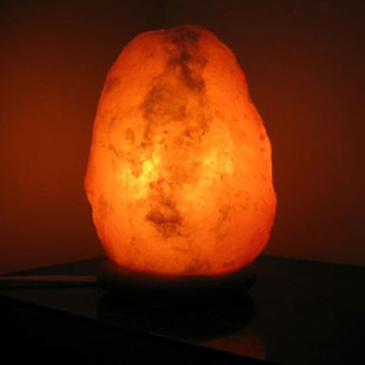 30-40 LBS Authentic Natural Himalayan Crystal Rock Salt Lamp Pink Light, Hand Crafted Wooden Base Carved at The Base of The Himalayas Night Light Wonderful Gifts 30-40 lbs with Cord