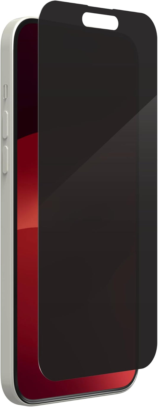 ZAGG Glass Elite Privacy iPhone 15 Plus Screen Protector - 5X Stronger with Reinforced Edges, 2-Way Privacy Filter, Scratch & Smudge-Resistant Surface, InvisibleShield, Easy to Install