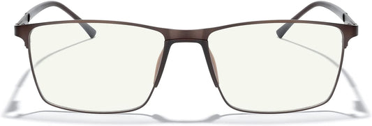 MERRY'S Fashion Blue Light Blocking Glasses - Reading Glasses Metal Frame Spring Hinge Readers for Men Eyeglasses