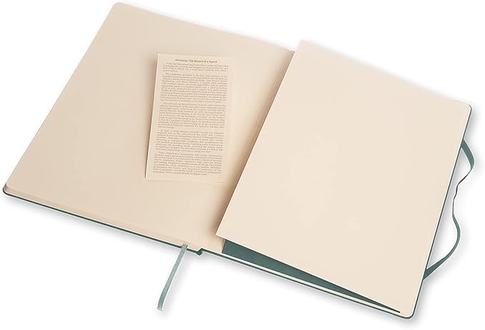 Moleskine Classic Notebook, Hard Cover, XL (7.5" x 9.5") Ruled/Lined, Forest Green, 192 Pages