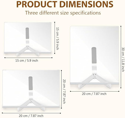 LED Note Board with Colors, 2026 New Creative Rewritable Acrylic LED Message Board, Luminous Acrylic Message Board Colors Notepad with Stand and 7 Pens for Office School Home (L(12"*8"))