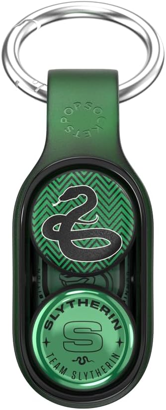 PopSockets PopPuck – Magnetic Fidget Toy for Adults & Kids, Trick Magnet, Sensory Toy for Stress Relief & Focus, Harry Potter - Slytherin