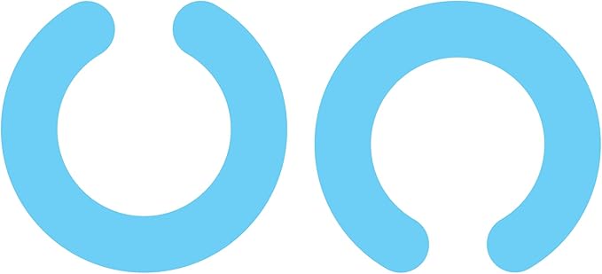 Ear Plugs, Reusable Soft Silicone Plugs with Horseshoe Shape for Comfort, Designed for Sleep and Loud Noises, 17dB (NRR) Noise Reduction Rating, Teal, 1 Pair with Portable Travel Case