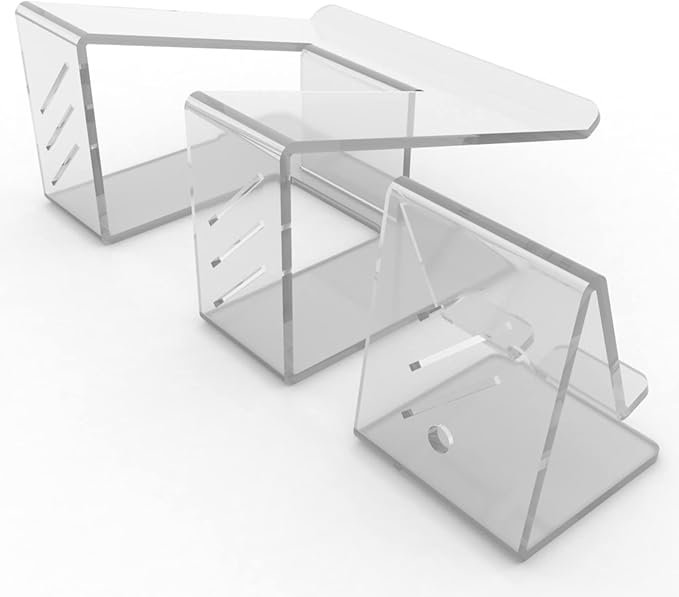 6MM Acrylic Laptop Stand with Ergonomic Design, Compatible with 10-17 Inch Laptops, Made in USA