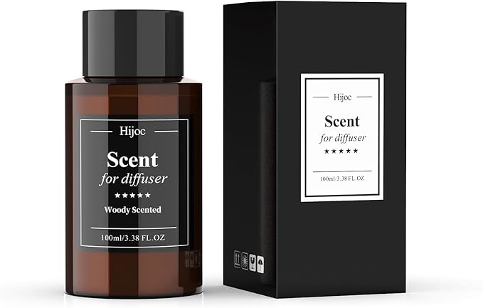 Luxury Woody Diffuser Oil Inspired by 5 Star Hotels Long Lasting Scent for Home Diffusers Reed Setups Air Freshener,100ml(3.4fl oz)