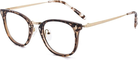 GUDVUE Blue Light Glasses, Computer/Gaming/TV/Phones Glasses for Women/men, Anti Glare/UV400/Eye Strain, Oval Leopard