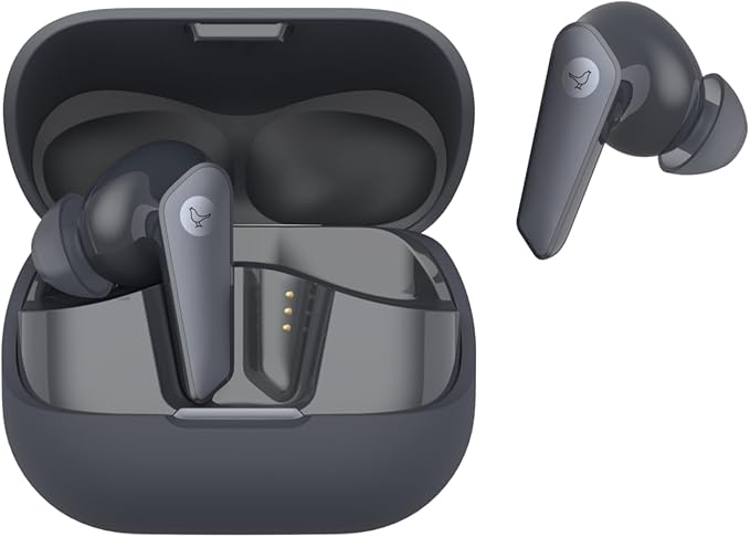 Libratone AIR+ 3 True Wireless in-Ear Headphones, Industry Leading Active Noise Cancelling, 11mm Dynamic Drivers, IP54 Rated dust and Water Resistent, 24 Hours of Battery Life (Black)