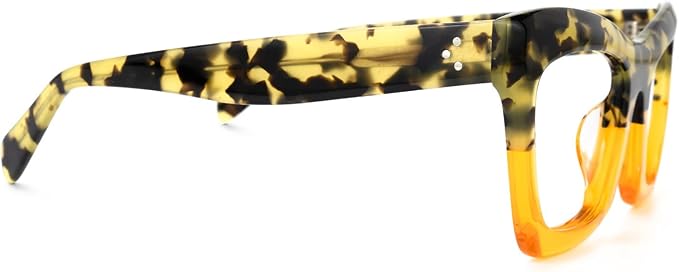 VOOGLAM Stylish Rectangle Blue Light Blocking Glasses for Women Anti Eyestrain Dry Eyes Eyewear Sienna