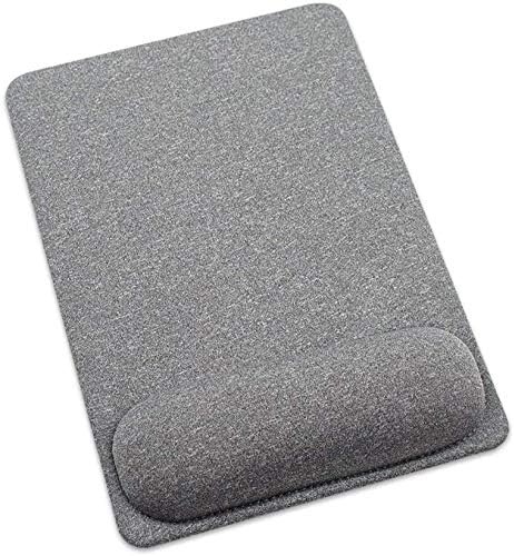 SenseAGE Large Ergonomic Mouse Pad with Wrist Support, Enhanced Comfort & Space, Non-Slip Mouse Mat for Desk, Laptop & Computer, 10.6 x 7.3 inch (Grey)
