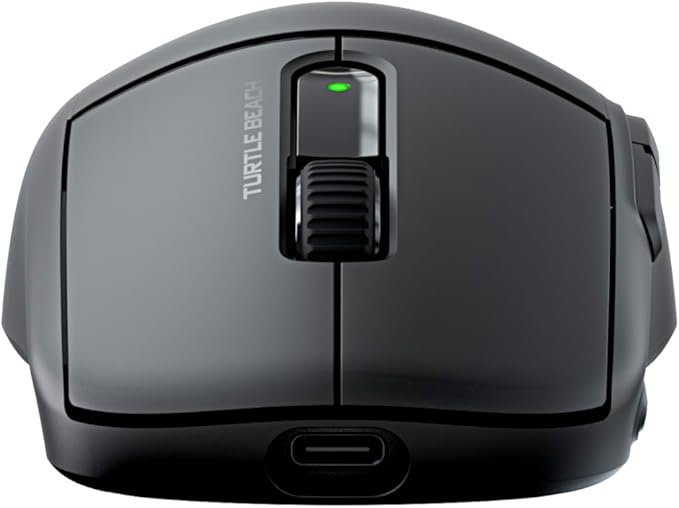 Turtle Beach Burst II Air – 2.4GHz Wireless Gaming Mouse: 47g Ultra Lightweight, Optical Switches, Symmetrical, 26K DPI Optical Sensor, Bluetooth, 120-hour Battery, USB-C Cable – Black