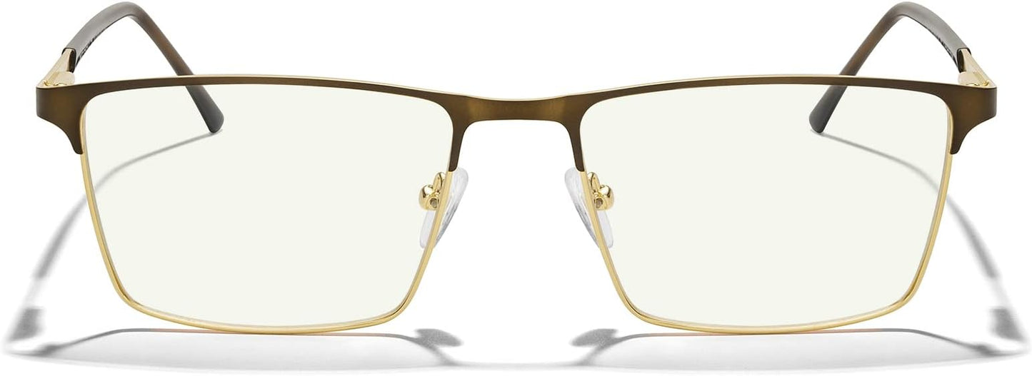 MERRY'S Men's Blue Light Blocking Glasses - Vintage Computer Reading Glasses for Men