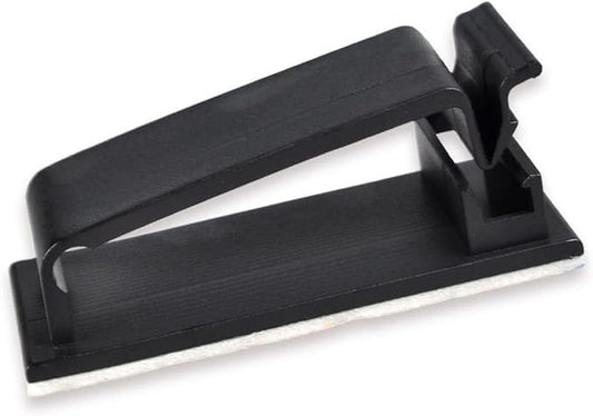 Cable Clips, Ethernet Cable Organizer, Conwork Adhesive Wire Management Clamps, Desktop Cord Holder Hider, Charging Cable Drop Organizer & Management System for TV PC Laptop Home Office [50-Pack]