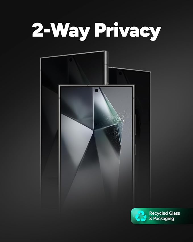 ZAGG Glass Elite Privacy iPhone 15 Plus Screen Protector - 5X Stronger with Reinforced Edges, 2-Way Privacy Filter, Scratch & Smudge-Resistant Surface, InvisibleShield, Easy to Install