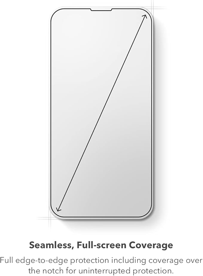 ZAGG XTR Screen Protector - Gaming Glass with D3O - Glass, Case Friendly Screen Protector - Impact & Scratch Protection - Made for Apple iPhone 13 mini, InvisibleShield, Easy to Install