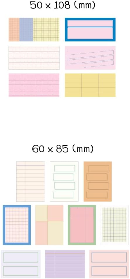 Monolike Message & Label Sticker Pack (102Pcs) - Variety Pack, Journal, Scrapbook, Waterproof, Fancy Sticker