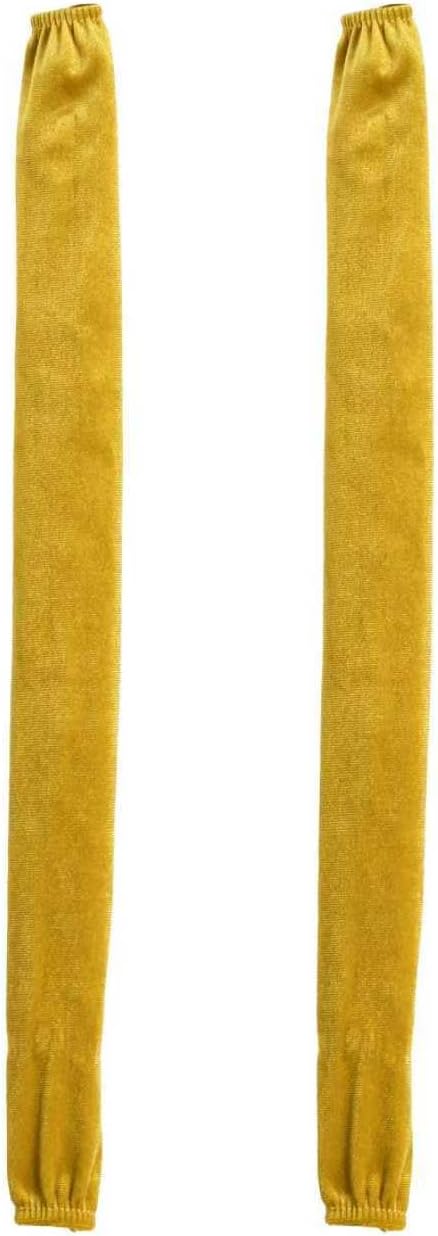 Fabric Cord Cover,2 Pack Touch Fasteners Gold Chandelier Chain Cover,3.28 Feet Brushed Polyester Fabric Flannel Cord Covers for Wires,Decorative Cord Hider Easy Install