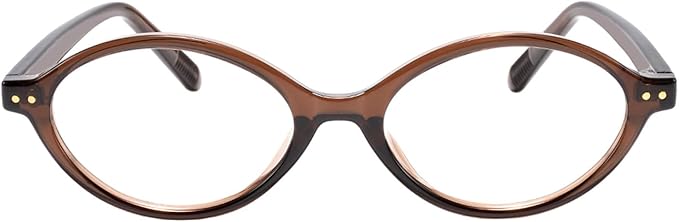 TIJN Olisa Blue Light Blocking Glasses for Women Men,Oval Glasses Frame Bluelight Glasses for Gaming/Computer/Screen