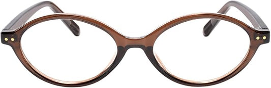 TIJN Olisa Blue Light Blocking Glasses for Women Men,Oval Glasses Frame Bluelight Glasses for Gaming/Computer/Screen