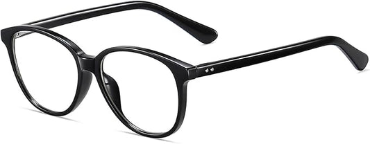 MEETSUN Blue Light Blocking Glasses for Women Cat Eye Blue Light Glasses TR Frame Anti Eyestrain UV Glare Computer Gaming Eyeglasses(Black Frame)