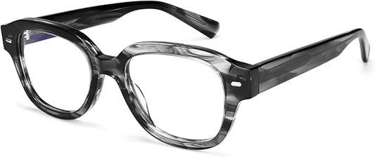 Dollger Blue Light Blocking Glasses For Woman Square Men Rectangle Computer BlueLight Glasses Non-Prescription Glasses