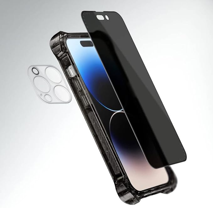 CASETiFY Impact Privacy Screen Protector [Tempered Glass] for iPhone 14 Pro