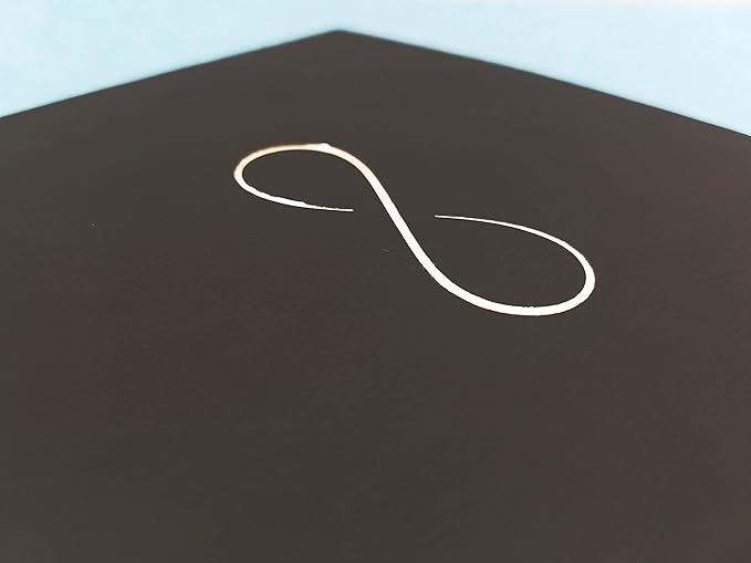 Black Page Bullet Dot Grid Journal with Black Paper Blackout Notebook Thick 150gsm A5