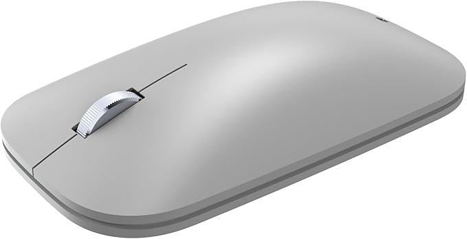 Incase Modern Mobile Mouse – Designed by Microsoft – Lightweight, Precision Navigation, Right/Left Hand Use, Scroll Wheel, BlueTrack Technology, Wireless Bluetooth for Mac/Windows/8/10/11 (Platinum)