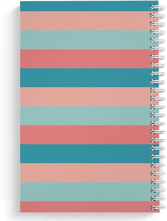 Softcover Internet Browser 5.5" x 8.5" Humorous Spiral Notebook/Journal, 120 Daily Planner Pages, Durable Gloss Laminated Cover, White Wire-o Spiral. Made in The USA