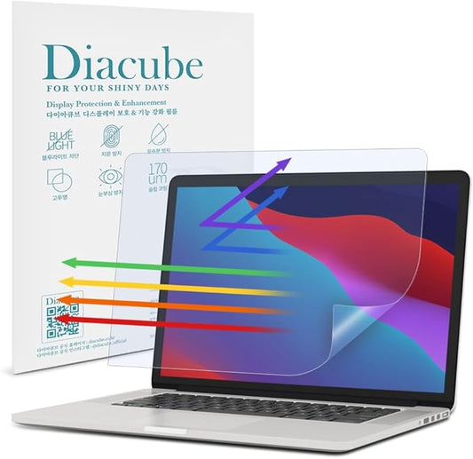 Anti Blue Light Matte Screen Protector for MacBook Pro 13.3" (2017-2022 M1,M2) | Anti-Glare | Reducing Eye Fatigue with Blue Light Blocking Filter