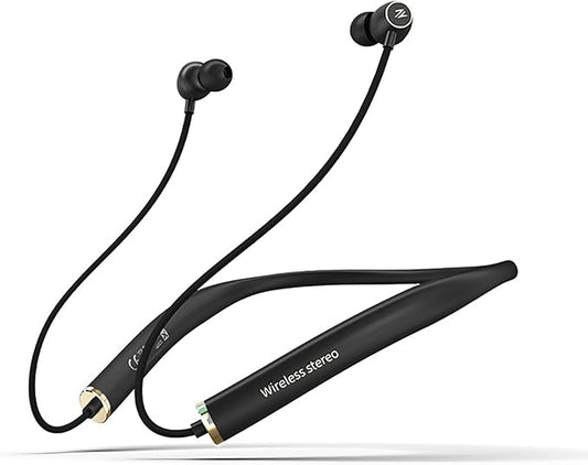 Neckband Headphones in-Ear Wireless Earbuds 18 H Playtime Stereo Deep Bass Wireless Magnetic Waterproof Around in Ear Headset Immersive Bass for Home, Traveling, Outdoor, Business Trips