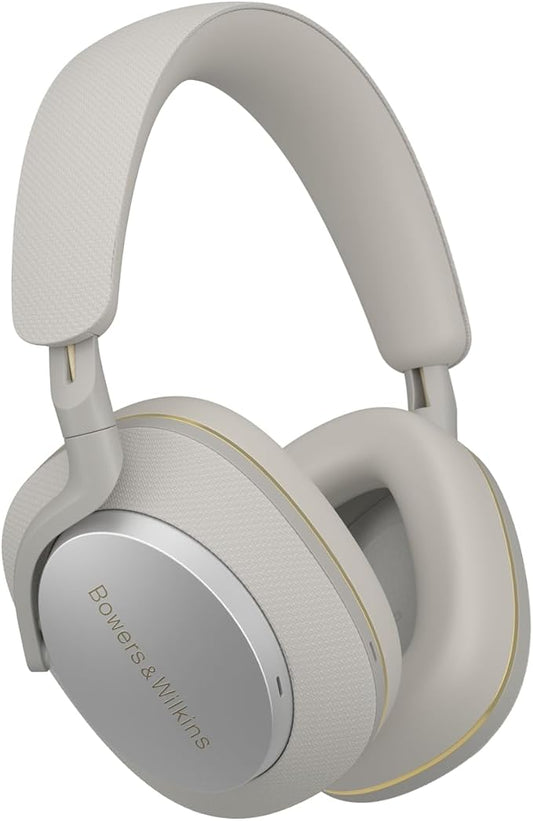 Bowers & Wilkins Px7 S2e Over-Ear Headphones - Enhanced Noise Cancellation & Transparency Mode, Crystal-Clear Calls, Bluetooth, 30-Hour Playback, Cloud Grey