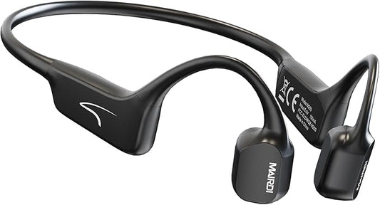 MAIRDI Bone Conduction Headphones with Microphone, Open Ear Wireless Headphones Bluetooth 5.3,10Hr Playtime, Sports Earphones with Mic, Running Cycling Hiking