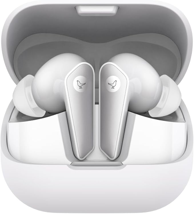 Libratone AIR+ 3 True Wireless in-Ear Headphones, Industry Leading Active Noise Cancelling, 11mm Dynamic Drivers, IP54 Rated dust and Water Resistent, 24 Hours of Battery Life (White)