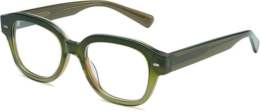 Dollger Blue Light Blocking Glasses For Woman Square Men Rectangle Computer BlueLight Glasses Non-Prescription Glasses