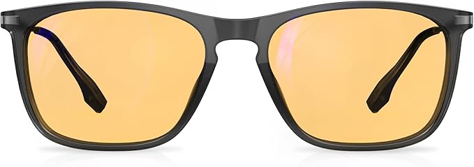 Goiteia Orange Blue Light Blocking Glasses-Retro 70s Blue Light Glasses for Men Women, Easier Sleep and Migraine Relief