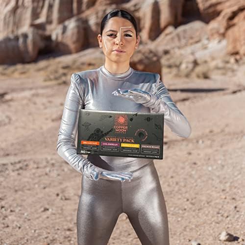 Copper Moon Single Serve Coffee Pods For Keurig K-Cup Brewers, Light Medium & Dark Roast, Variety Pack, 80 Count