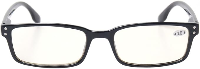 Kerecsen Computer Glasses 2 Pair UV Protection, Anti Blue Rays, Anti Glare and Scratch Resistant Computer Reading Glasses(Black, 0.75, multiplier_x)